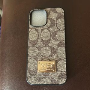 Coach iPhone 13 Pro Max phone case